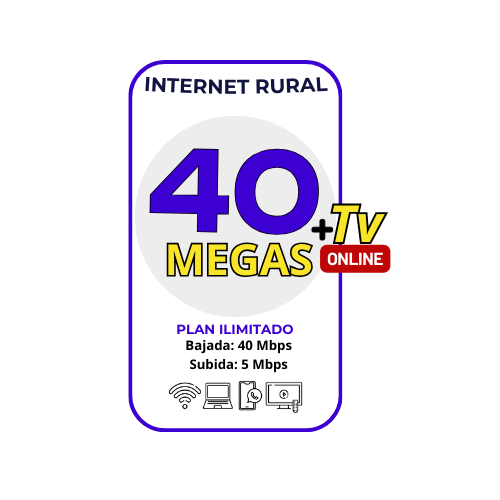 Internet Rural + TV